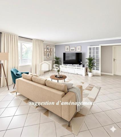 Spacieuse maison familiale avec jardin sans vis-à-vis, sur 446 m² de terrain, idéale famille & profession libérale