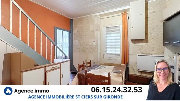 À vendre - Immeuble 233 m² situé à Saint-Ciers-sur-Gironde (33820)