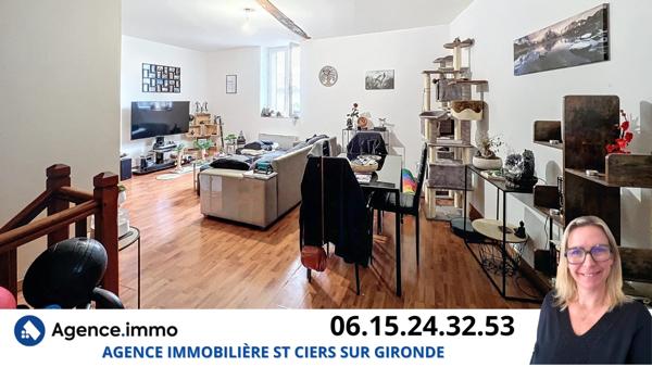 À vendre - Immeuble 233 m² situé à Saint-Ciers-sur-Gironde (33820)