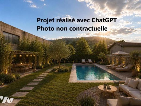 Maison + appartement + jardin + garage