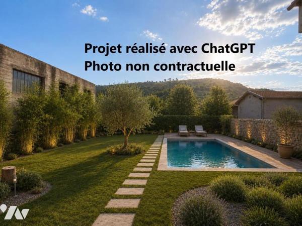 Maison + appartement + jardin + garage