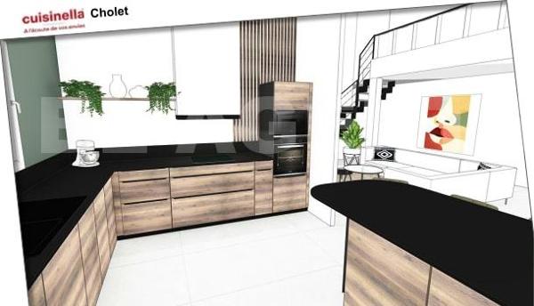 À vendre – Maison neuve T5 d'architecture contemporaine – Cholet, secteur Ribou