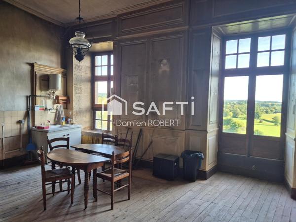 APPARTEMENT A RENOVER AVEC TERRAIN