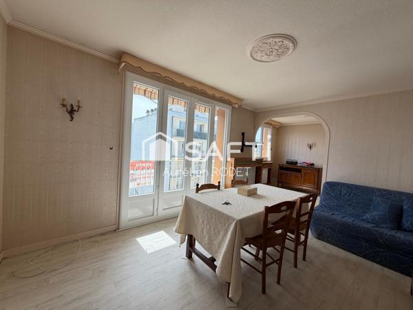 appartement 68m², avec garage et cave.