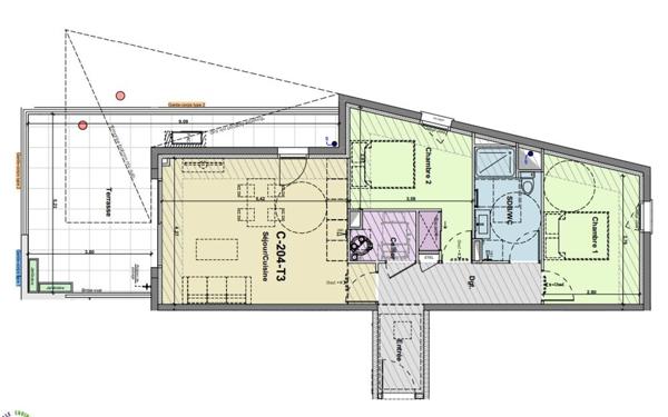 Appartement à vendre    3 pièces •  Narbonne