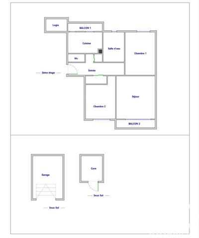 Appartement à vendre 3 pièces 65 m² Drancy