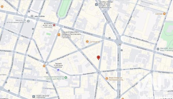 Appartement à vendre 3 pièces 43 m² Paris 18