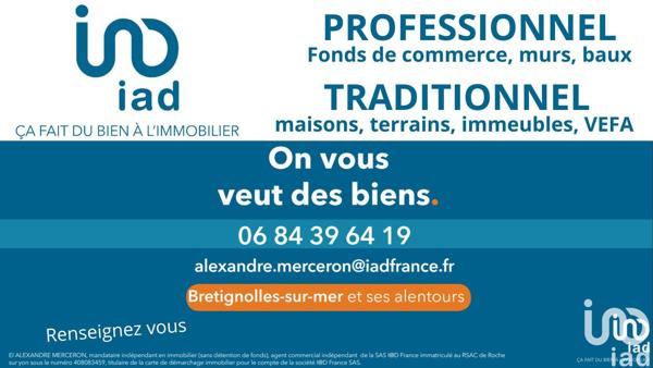 Fast food for sale 25 m² Saint-Gilles-Croix-de-Vie