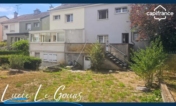 Maison jumelée de 114m² avec garage et jardin