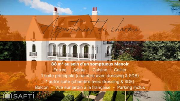 Appartement T3 de charme avec grand balcon