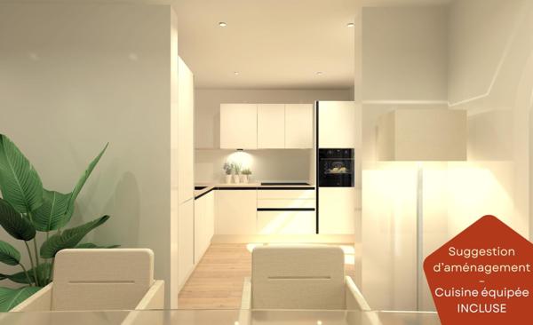 Appartement T3 de charme avec grand balcon