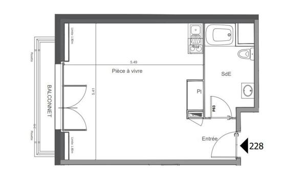 Appartement à vendre    1 pièce • 37 m2 Saint-Jean-de-la-Ruelle
