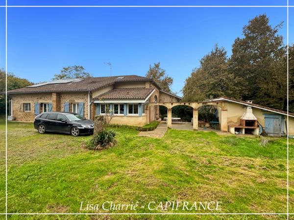 Maison à vendre 8 pièces proche de NOGARO (32) de 236 m2 habitables sur 2016 m2 de terrain