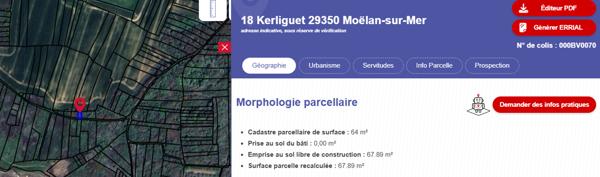 TERRAINS NON CONSTRUCTIBLES - MOELAN SUR MER