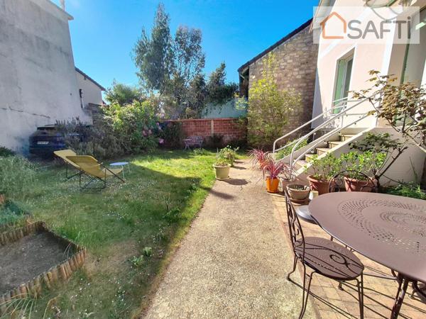 Jolie meuliere renovée, 3 chambres possibilité 4, au calme, à 4 min du RER