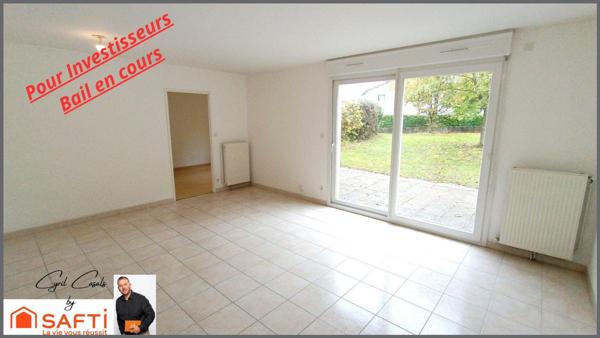 Pavillon loué avec bail en cours pour investissement locatif 4 chambres 101 m2 sur un terrain clos de 458 m2