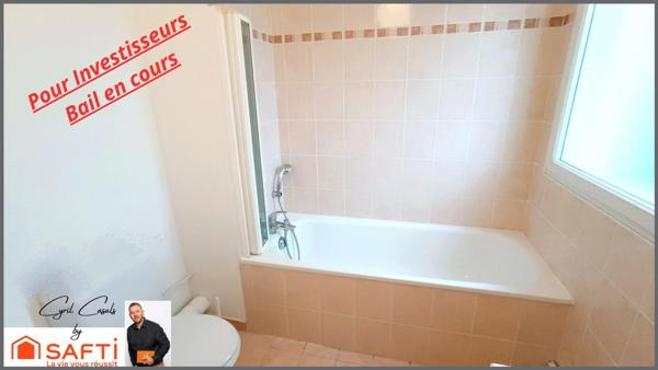 Pavillon loué avec bail en cours pour investissement locatif 4 chambres 101 m2 sur un terrain clos de 458 m2