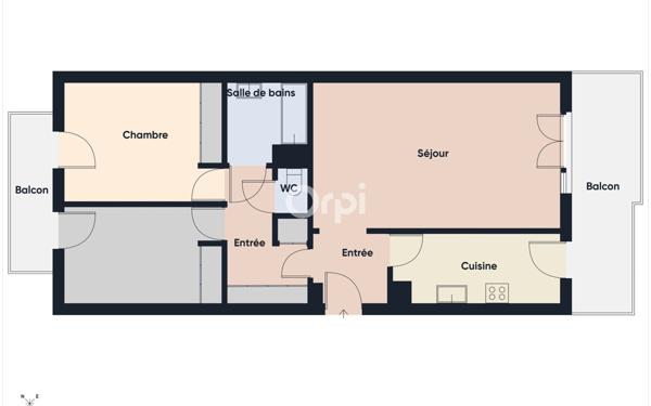 Appartement à vendre    3 pièces • 65,05 m2 La Roquette-sur-Siagne