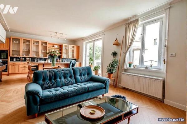 Pavillon individuel - 6 chambres - Jardin - Garage