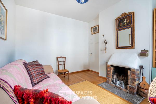 Duplex traversant au dernier étage avec appartement communiquant