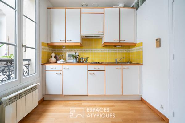Duplex traversant au dernier étage avec appartement communiquant