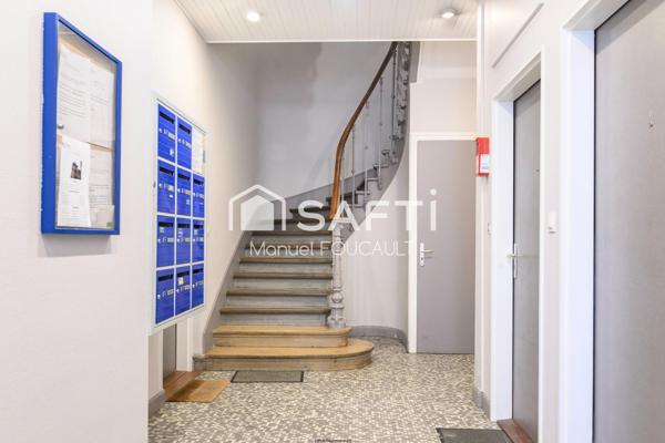 Appartement 1 pièce de 22 m2 au 1er étage sur 2 - cave en sous-sol