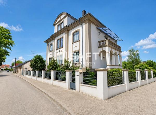 Maison de maître 238 m², terrain 1891 m²