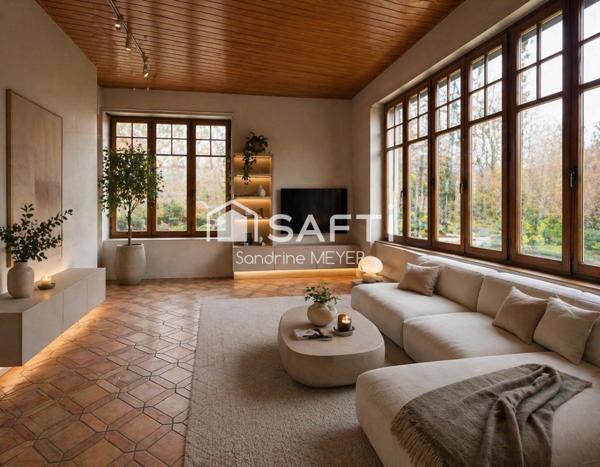Maison de maître 238 m², terrain 1891 m²