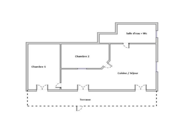 Immeuble se composant de 3 appartements