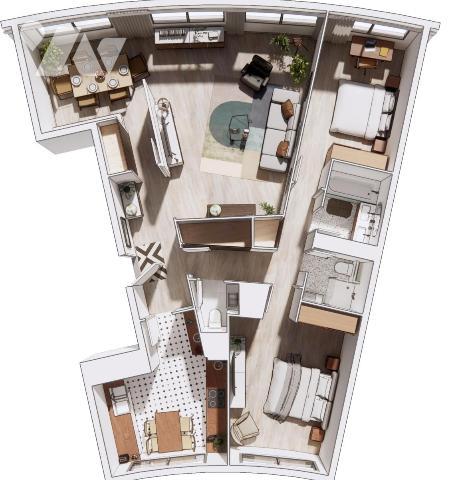 Paris XV - Le Grand-Pavois : Lumineux appartement familial avec vue dégagée sur la Coulée verte