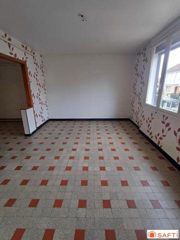 Maison familiale avec 3 chambres, jardinet, véranda et stationnement