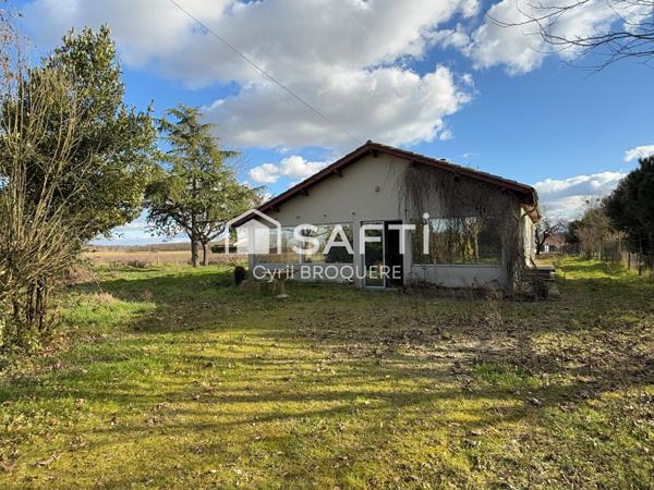 Maison 100m2 parcelle 3700m2