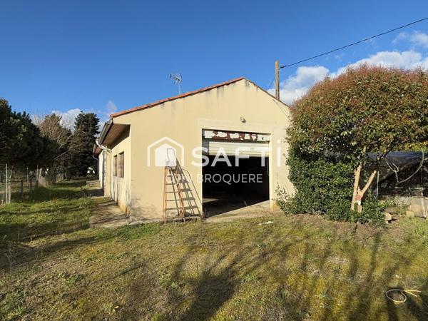 Maison 100m2 parcelle 3700m2