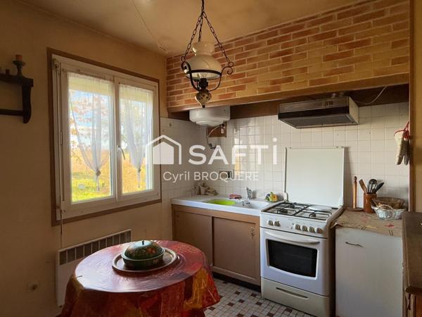 Maison 100m2 parcelle 3700m2