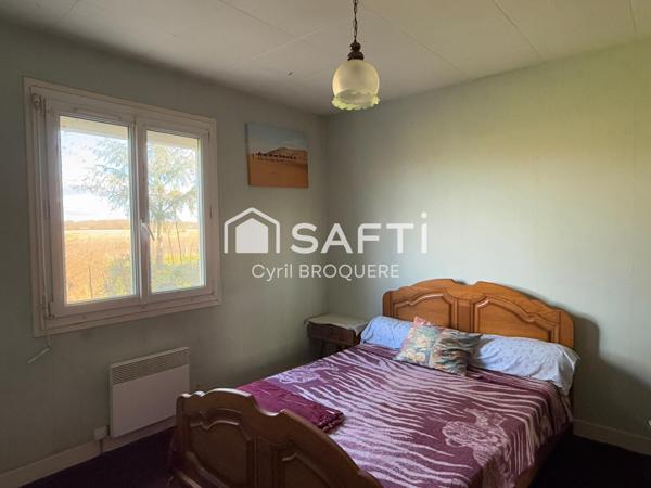 Maison 100m2 parcelle 3700m2