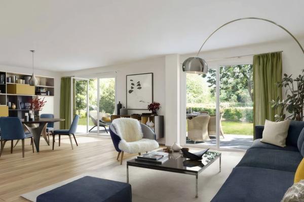 Appartement T2 41,77 m² avec terrasses et jardin – La Frette-sur-Seine (95530)