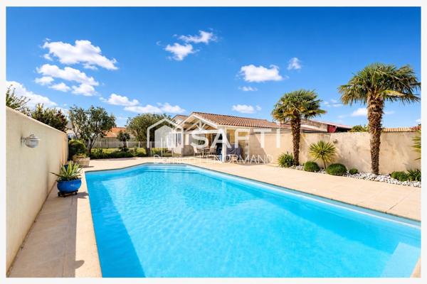 Maison à L’Îleau proche océan piscine pool house