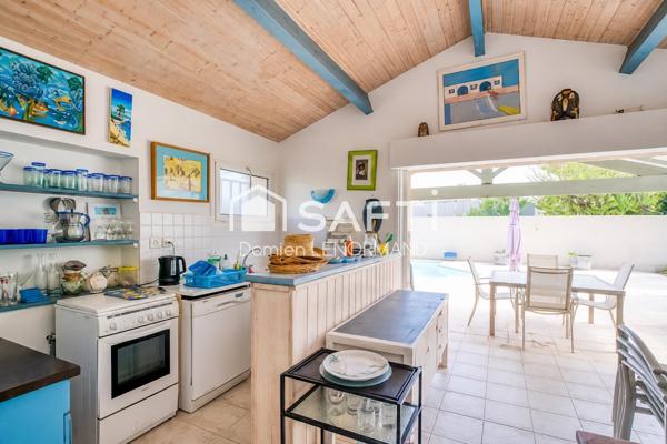 Maison à L’Îleau proche océan piscine pool house