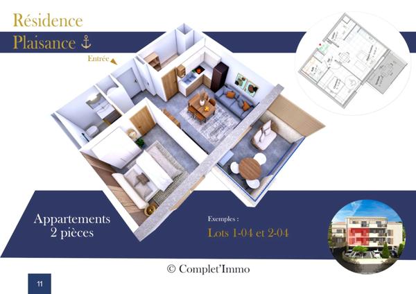 Appartement 2 pièces à Saint-Florent (20217)