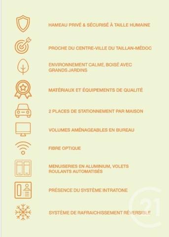 Maison à vendre  4 pièces - 91,10 m2 LE TAILLAN MEDOC - 33