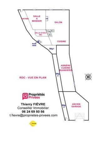 A VENDRE - NOYANT 49490  CENTRE BOURG Maison 6 pièces  de 147 m2