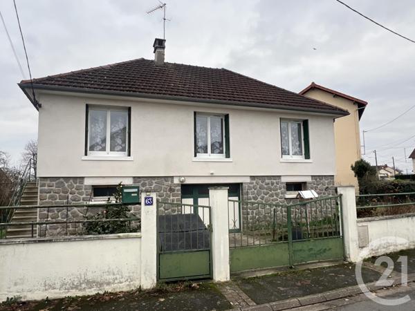 Maison à vendre  3 pièces - 66 m2 MONTLUCON - 03