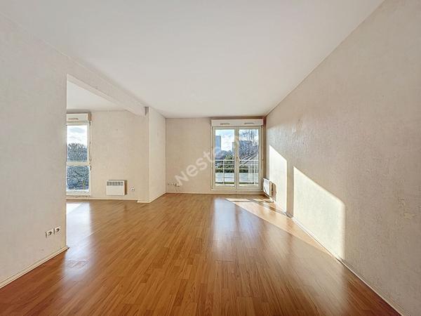 Nantes Eraudière - Appartement 3 pièces 80.65 m2, balcon, places de parking, cave