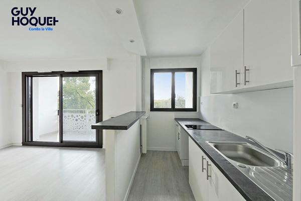 À vendre : studio à Combs-la-Ville avec place de parking, terrasse, et cave