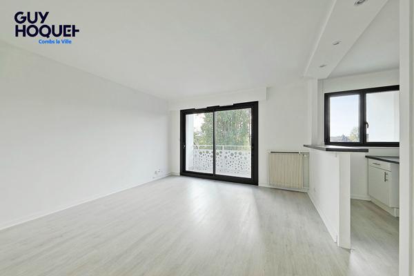 À vendre : studio à Combs-la-Ville avec place de parking, terrasse, et cave