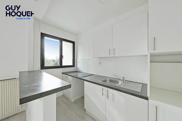 À vendre : studio à Combs-la-Ville avec place de parking, terrasse, et cave