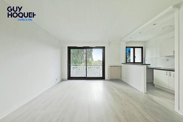 À vendre : studio à Combs-la-Ville avec place de parking, terrasse, et cave