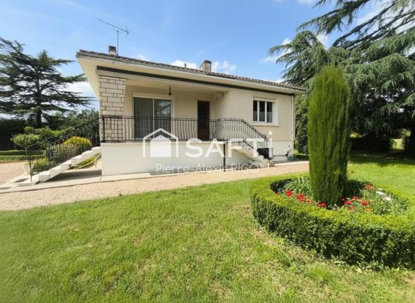 Maison Marmande 107m² avec jardin et grand garage