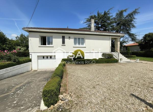 Maison Marmande 107m² avec jardin et grand garage