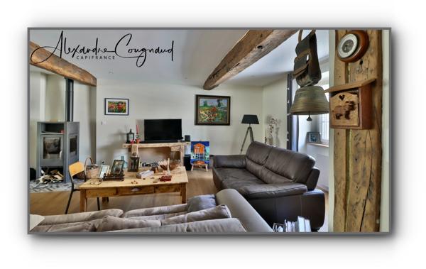 A vendre ARFONS (81) - Maison en pierre, 137 m², 3 chambres, cœur de village, entièrement rénovée